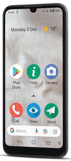 [8100] Doro 8100 SimFree Mobile SmartPhone | Black