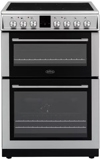 [BFSE62MFIX] Belling S/S Ceramic 60cm Double Oven Cooker