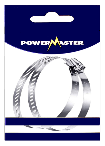 [PMC407] Powermaster Ducting Vent Hose 4" Jubilee Clip (2 Pack)
