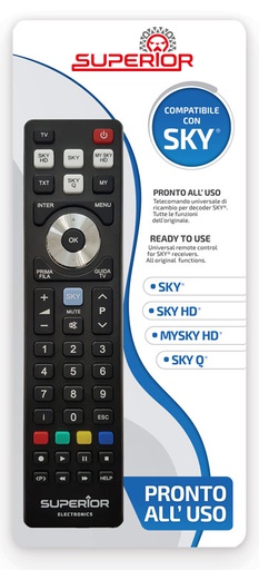 [SUPTRB027] Superior Universal TV Remote Control | Sky