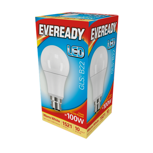 [S13626] Ever Ready 13.2w (100w) B22 LED Energy Saver GLS Bulb