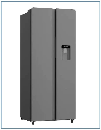 [P9383WDKSS] Powerpoint S/Steel American Style Fridge Freezer | Water Dispenser