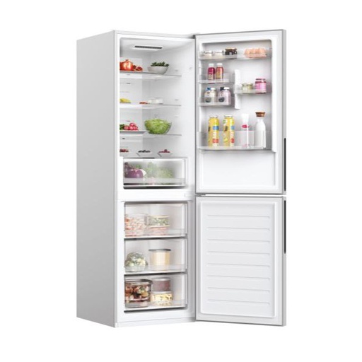 [HOCE3T618FSK] Hoover Silver Frost Free Fridge Freezer