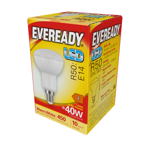 [S13631] Ever Ready R50 4.9w (40w) E14 LED Spot Bulb