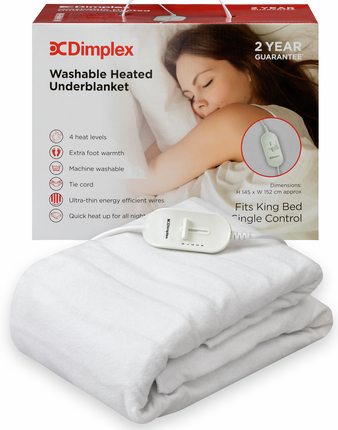 [DUB1003] Dimplex King Size Electric Heated Under Blanket