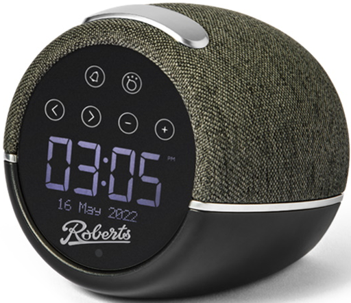[ZEN BK] Roberts Zen Dual Alarm Clock Radio | Black