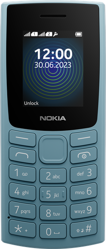 [1GF01BMPE1L02] Nokia 110 SimFree Mobile Phone with MP3 Player | Blue