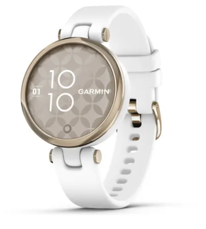 [010-02384-10] Garmin Lily® - Sport Edition Fitness Smart Watch  | Cream Gold & White